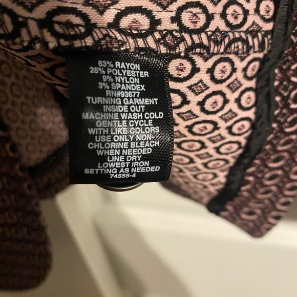 Patterned Maroon Single-Breasted Blazer Jacket - Picture 4 of 5